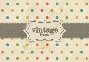 Vintage Rainbow Dot Pattern Vector