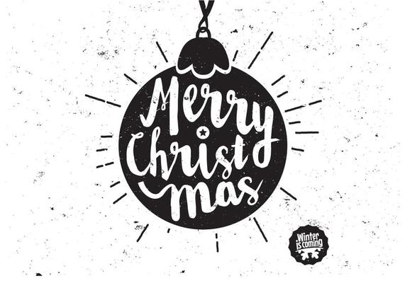 Scripted Christmas Ornament Vector Download Free Vectors Clipart Graphics Vector Art