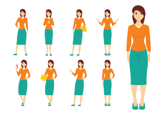 Business Woman Vector Art, Icons, and Graphics for Free Download