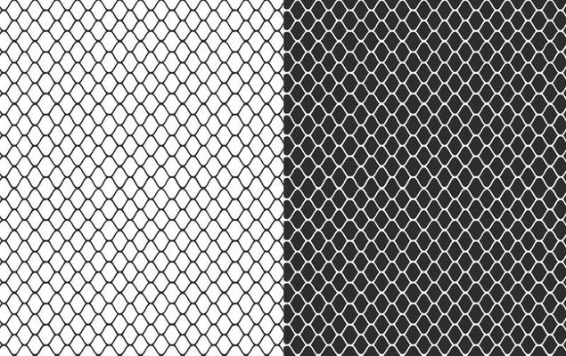 Fish Net Vector Pattern