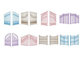 Free Open Gate Vector