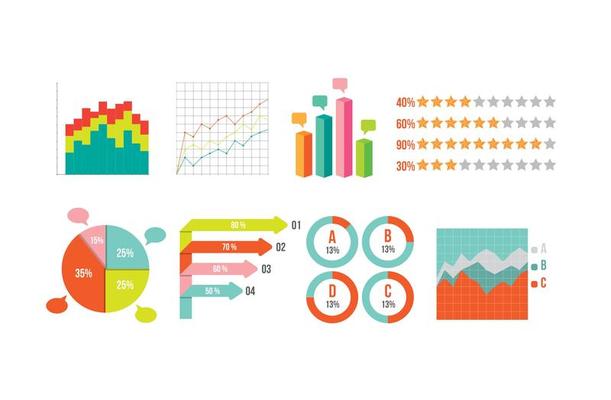 Charts And Graphs Vector Art, Icons, and Graphics for Free Download