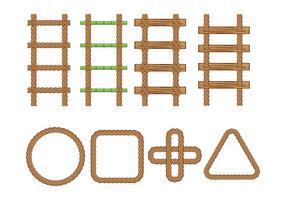 Rope Ladder Vector