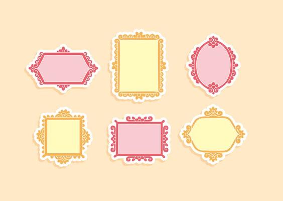 Floral Decoration Frame Vector