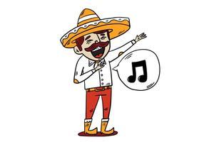 Free Mariachi Background vector