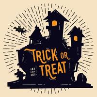 Halloween Castle Illustration vector