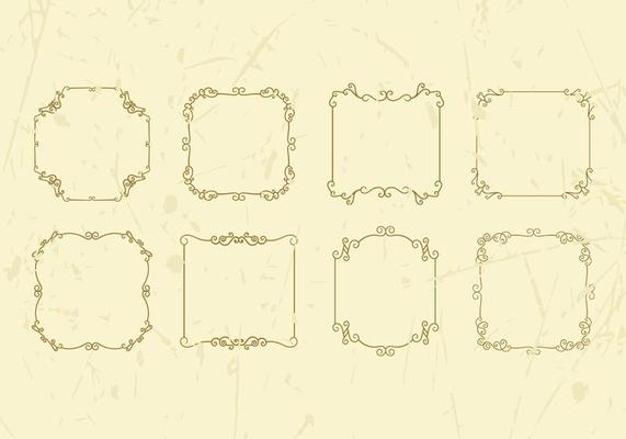 Free Decorative Vintage Frame Vector