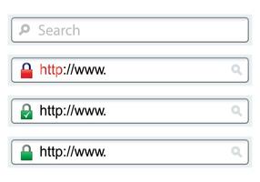 Address Bar Web UI Vectors