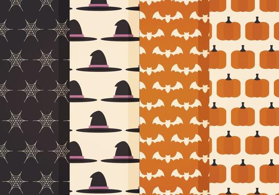 Halloween Vector Patterns