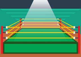 Illustration Of Wrestling Ring vector