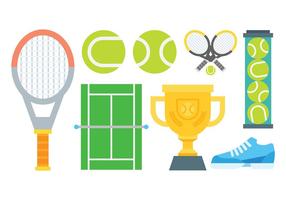 Free Tennis Icons Vector