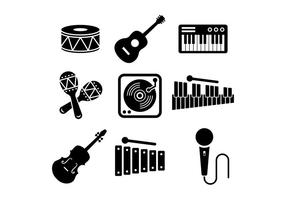 Vector de instrumentos musicales gratis