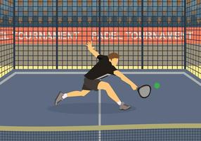 Free Padel Illustration vector