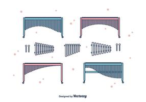 Marimba Vector Set