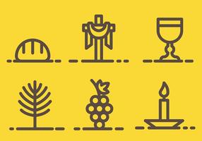 Free Holy Week Icons Vector
