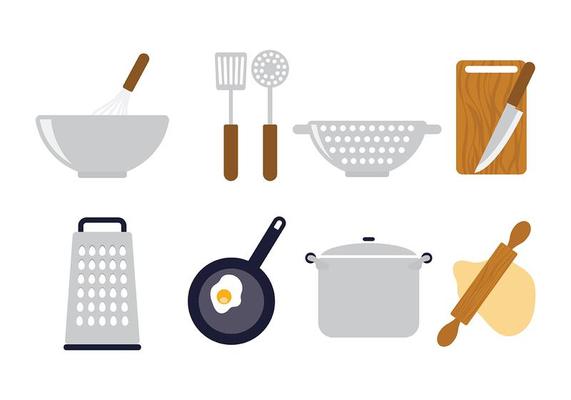 Set of Cooking Icons Vector