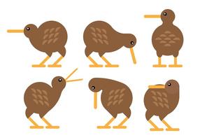 Free Kiwi Bird Icons Vector