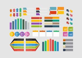 Infographics flat element vector