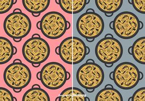 Paella Vector Pattern