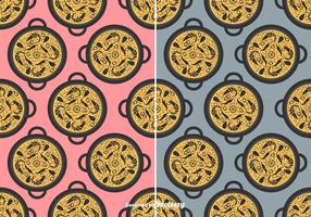 Paella Vector Pattern