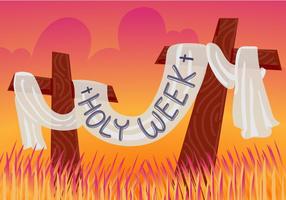 Free Holy Week Vector Illustration