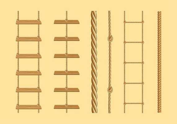 Rope Ladder Free Vector