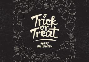 Trick-Or-Treat Border Vector