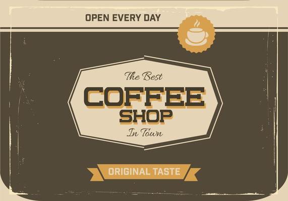 Espresso Coffee Shop Vector