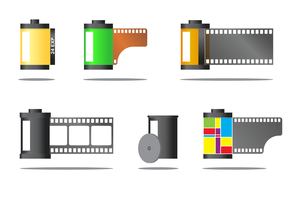 Free Film Canister Vector