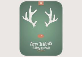 Rudolph Playing Card Vector