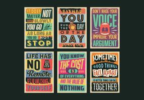 Positivity Posters Vector