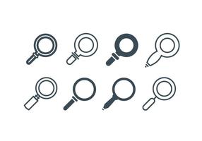 Magnifying glass icons
