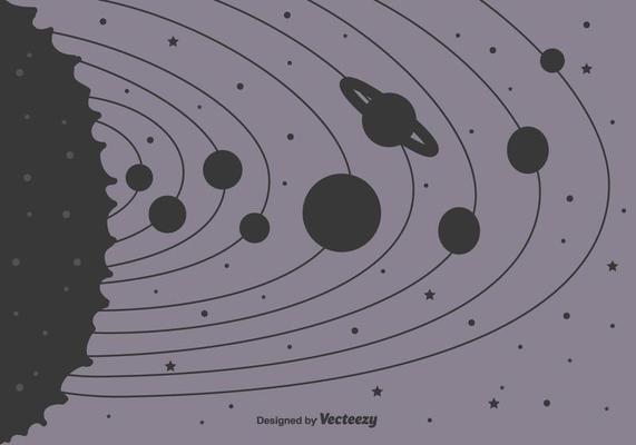 Solar System Background
