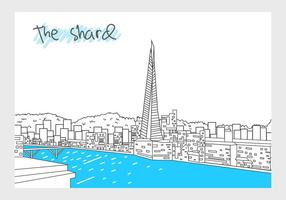 The Shard View vector