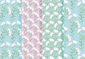 Vector Spring Roses Patterns