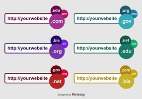 Address Bar Vector Labels