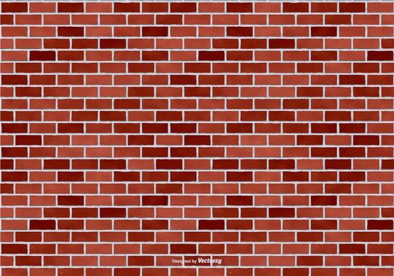 Red Brick Vector Background
