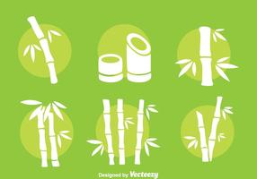 Bambú blanco Conjunto de vectores