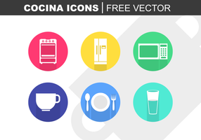 Cocina Icons Free Vector
