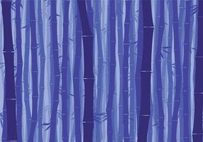 Bamboo Background Night Free Vector