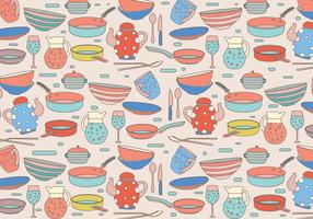 Cocina Pattern Colorful Vector