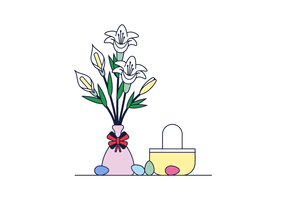 Free Easter Lilly Vector
