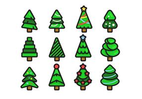 Pack de iconos de vector sapin