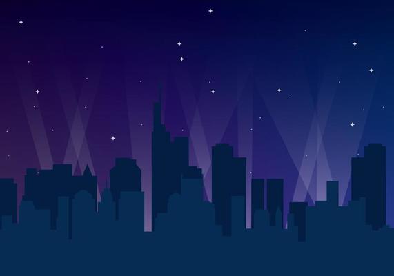 City Night Skyline