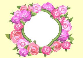 Camelia Frame Free Vector