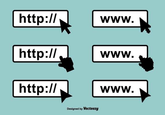 Address Bar Vector Icons