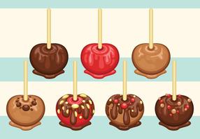 Toffee Dessert Collection vector
