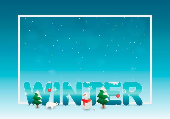 Sapin Winter Template