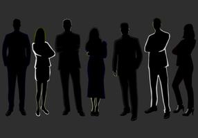 Business Person Silhouette vector