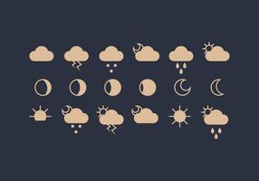 Vector Weather Icon Set